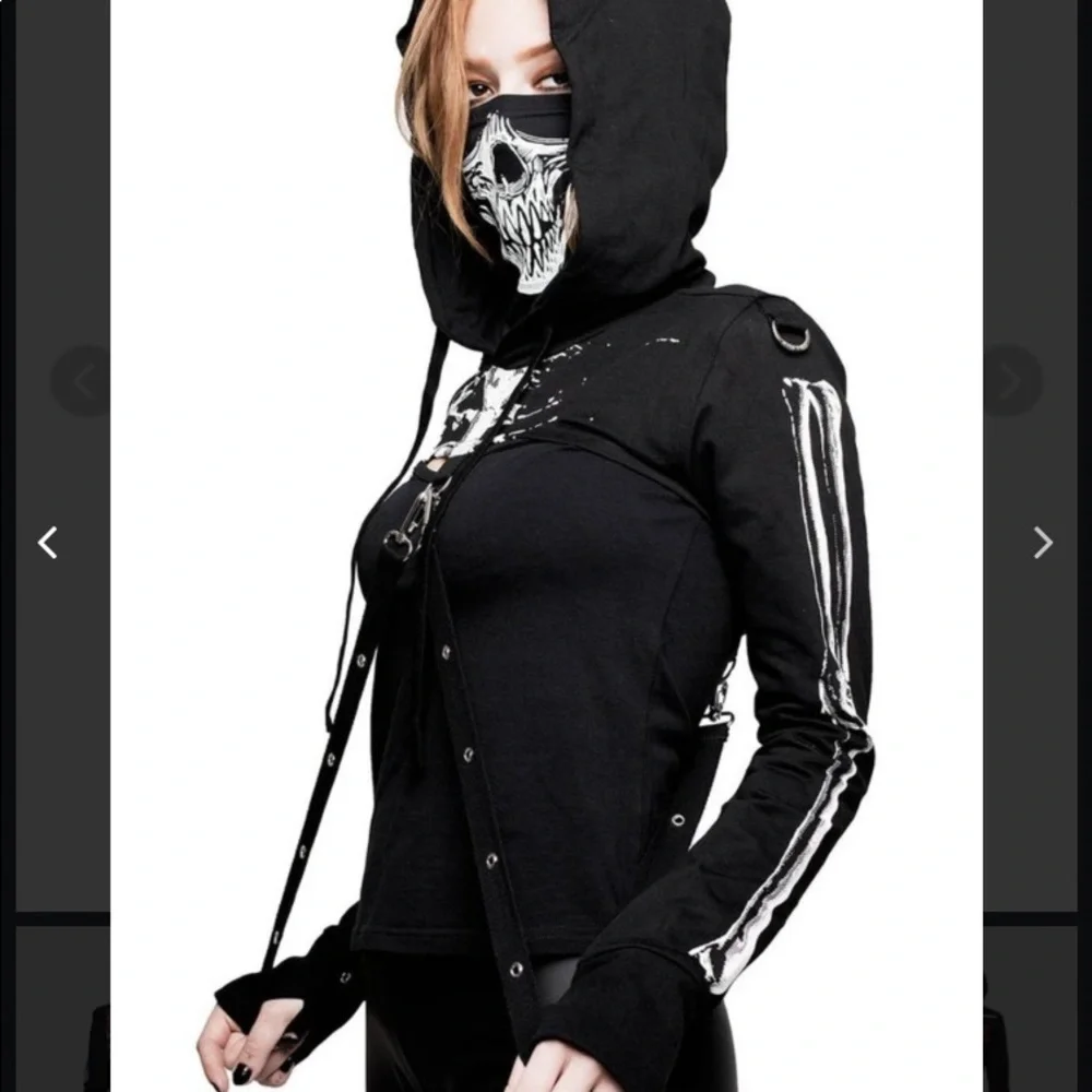**SOLD ON MERC** Killstar x Rob Zombie | Bolero Hoodie - Picture 3 of 15